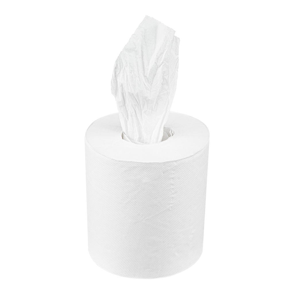 [6 Rolls] 2-Ply Center Pull Paper Towel, White