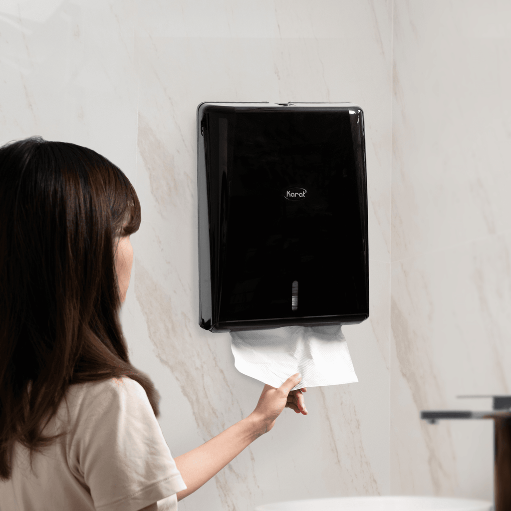 Standard Multi-Fold Paper Towel Dispenser, Black - 1 unit