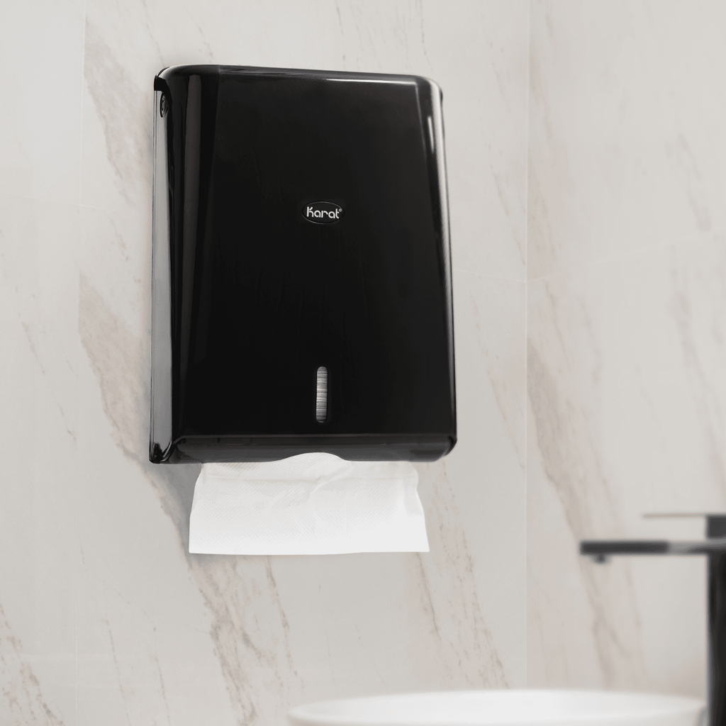 Standard Multi-Fold Paper Towel Dispenser, Black - 1 unit