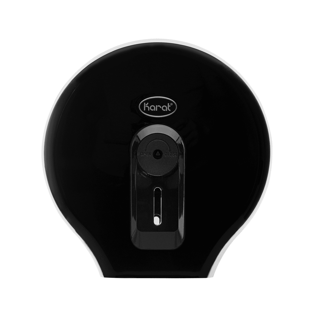 10" Jumbo Roll Tissue Dispenser, Black - 1 unit