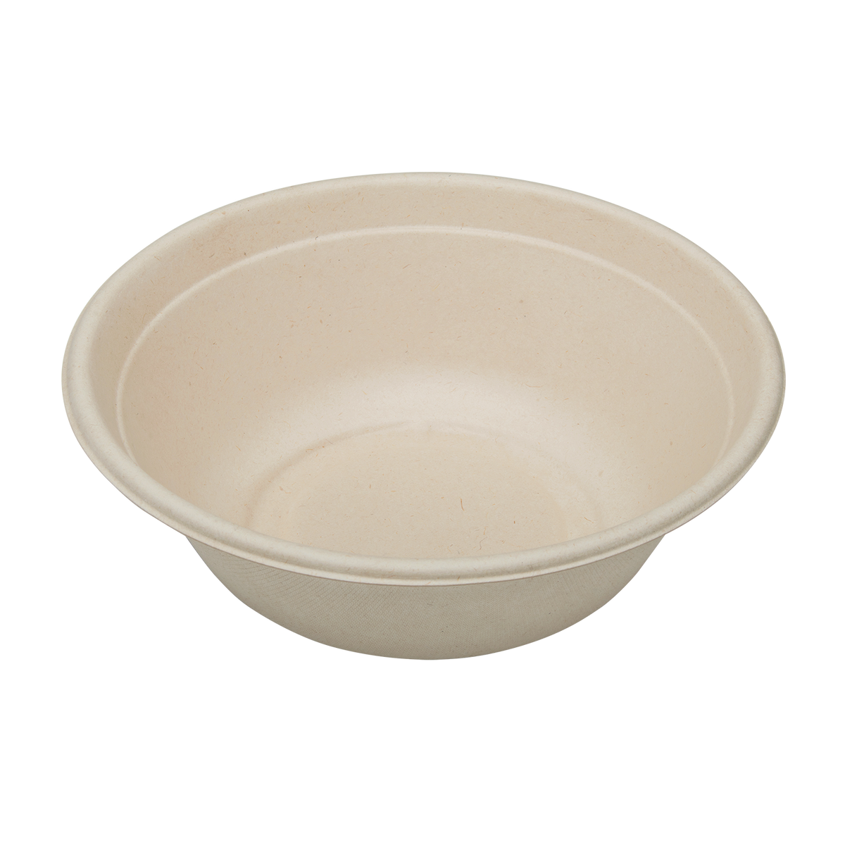 Karat Earth 40oz Molded Fiber Round Bowl, PFAS Free, Natural - 500 pcs