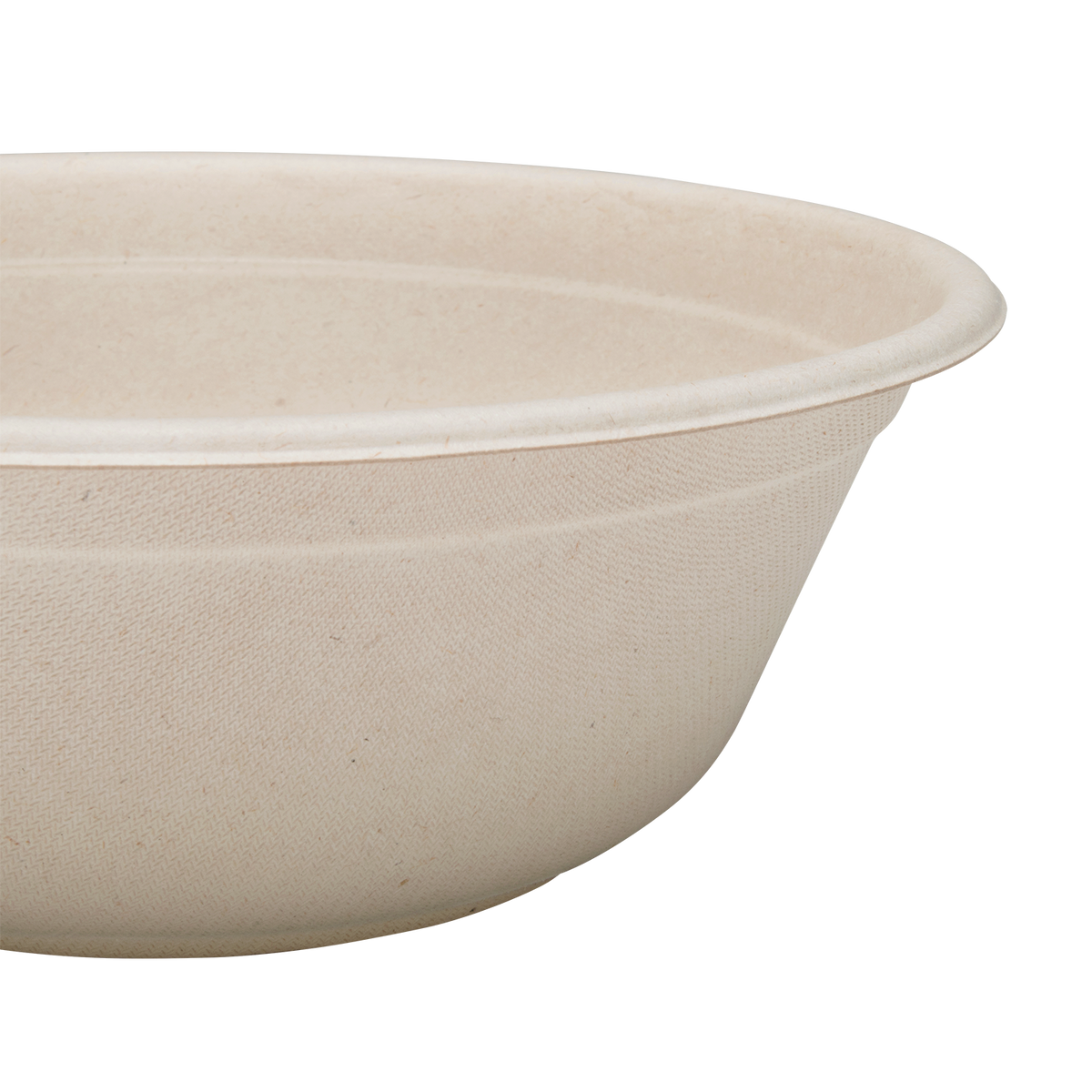 Karat Earth 40oz Molded Fiber Round Bowl, PFAS Free, Natural - 500 pcs