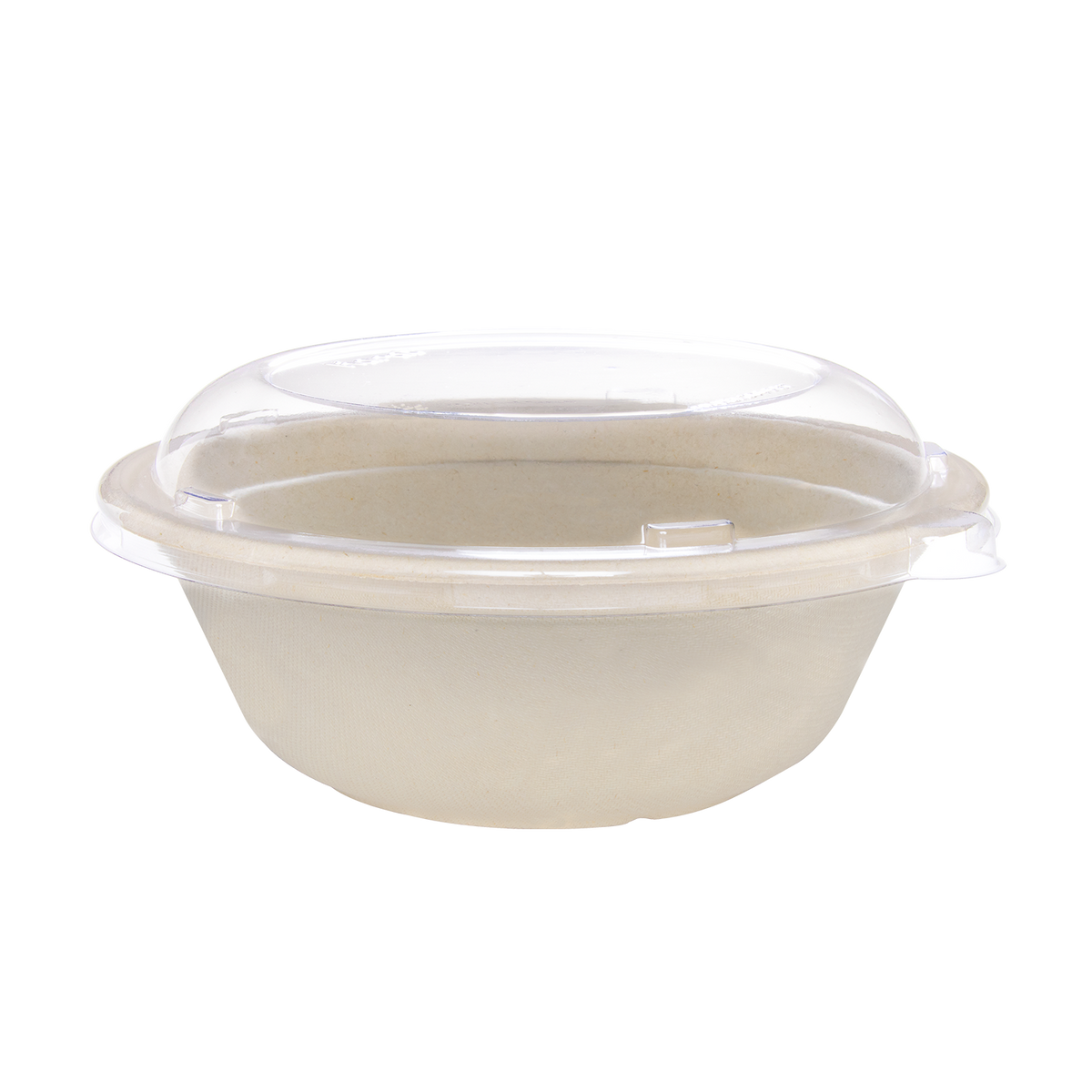Karat Earth 40oz Molded Fiber Round Bowl, PFAS Free, Natural - 500 pcs