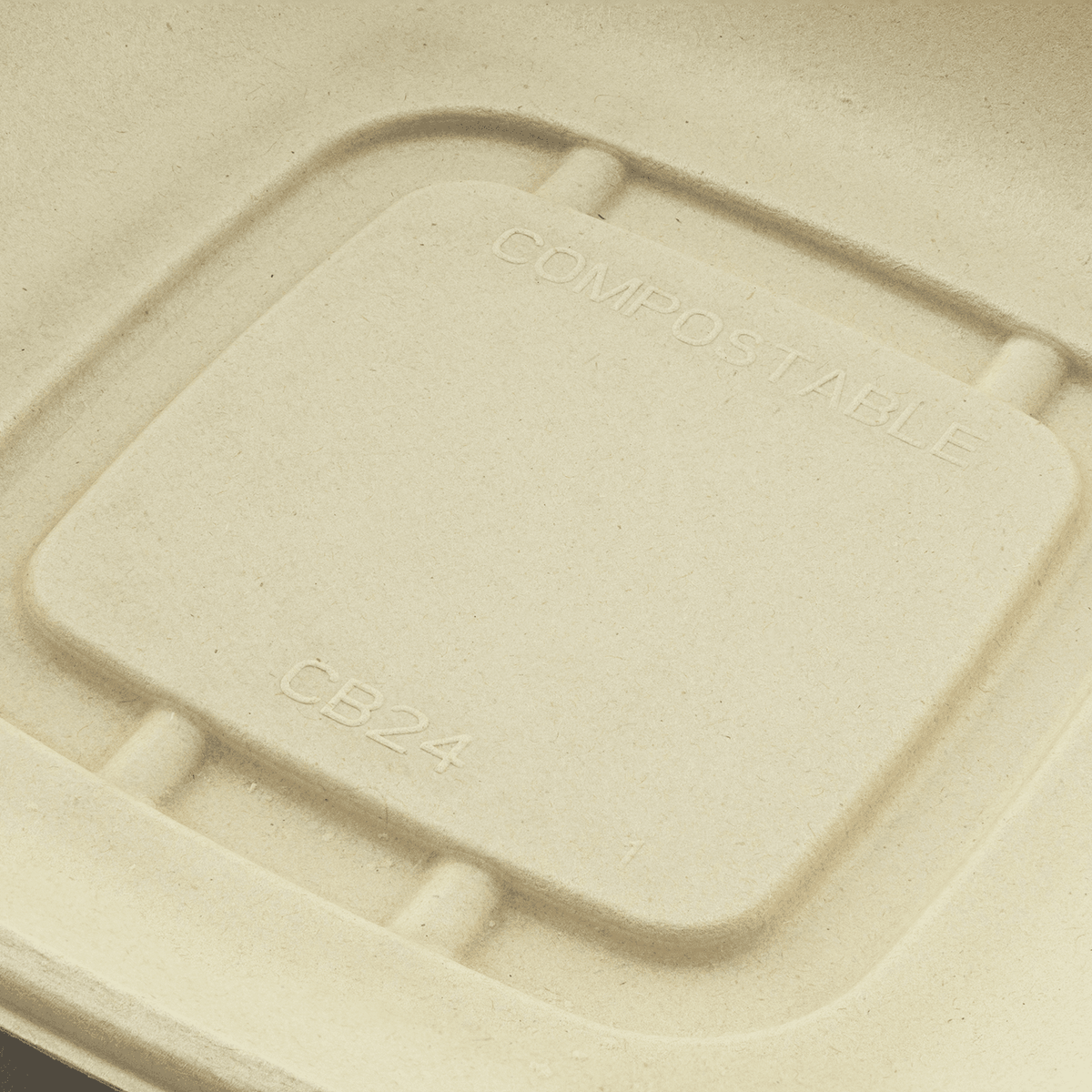Karat Earth 24oz Molded Fiber Square Bowl, PFAS Free Containers, Natural - 300 pcs