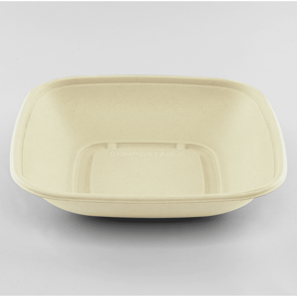 Karat Earth 32oz Molded Fiber Square Bowl, PFAS Free Containers, Natural - 300 pcs
