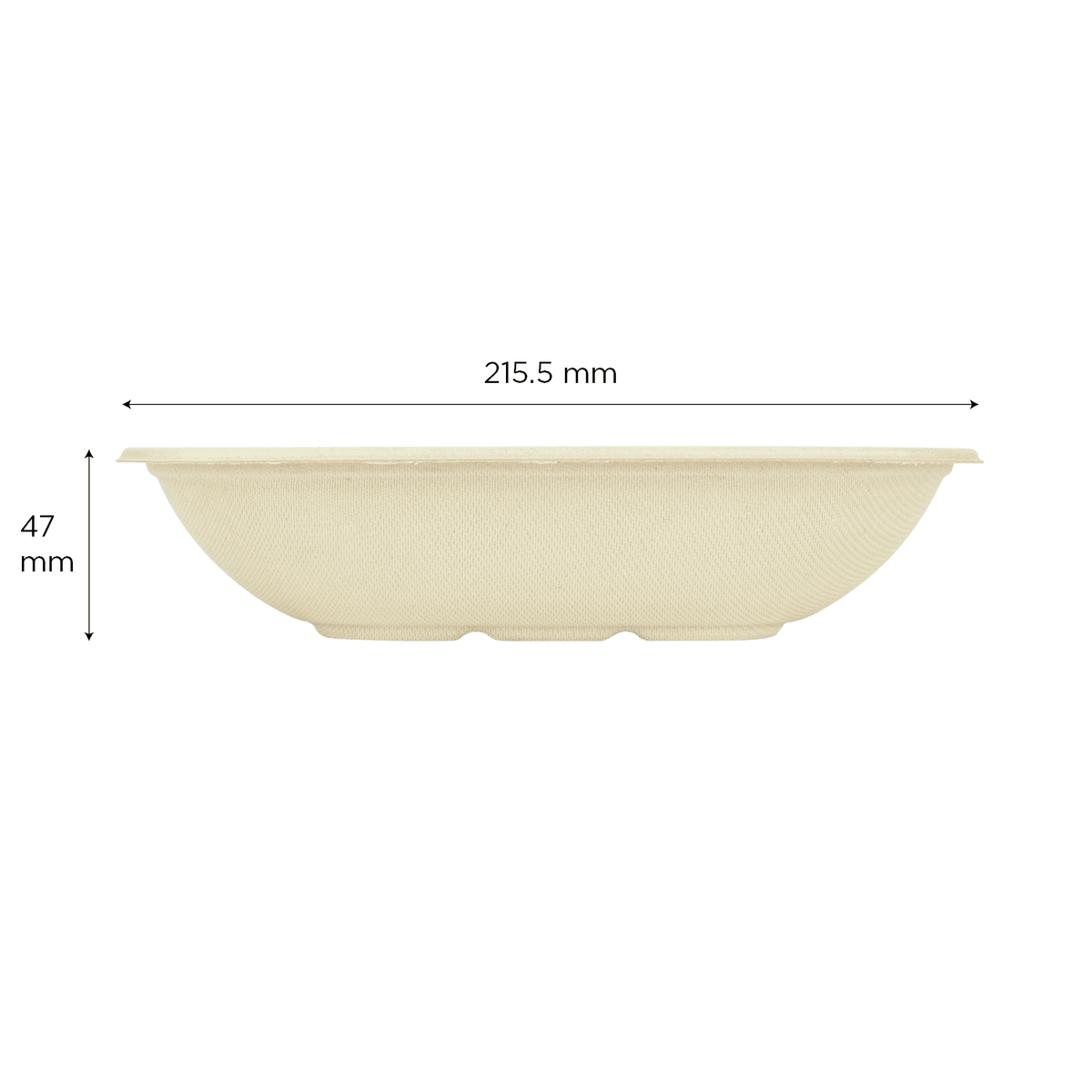 Karat Earth 32oz Molded Fiber Square Bowl, PFAS Free Containers, Natural - 300 pcs