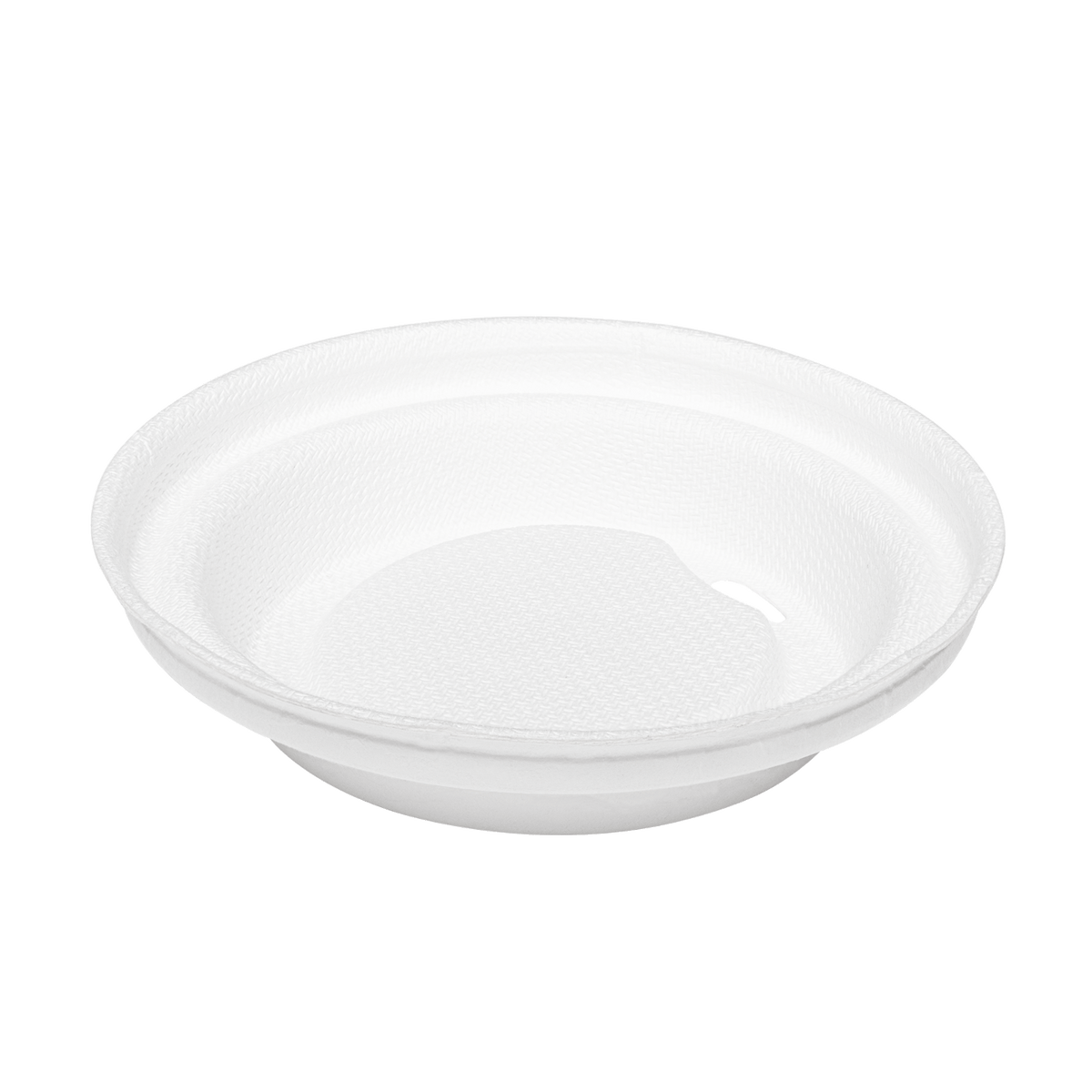 Karat Earth 90mm Bagasse Sipper Dome Lid for 10-24oz Hot Cup, White - 500 pcs