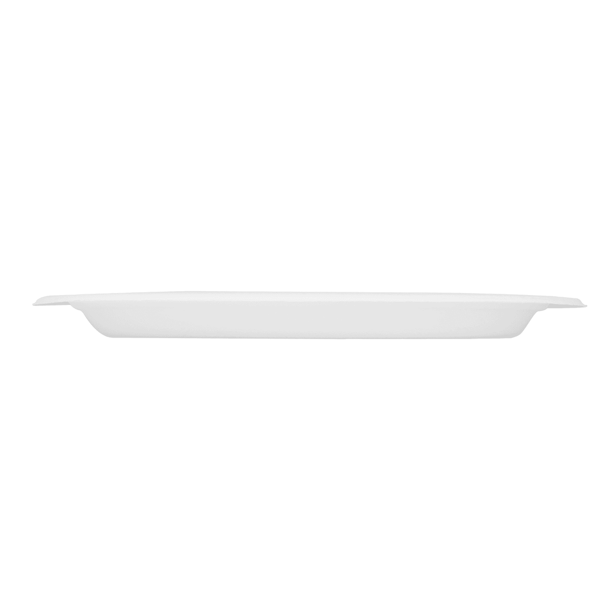 Karat Earth 10''x8'' Molded Fiber Oval Plates, PFAS Free, White - 500 pcs