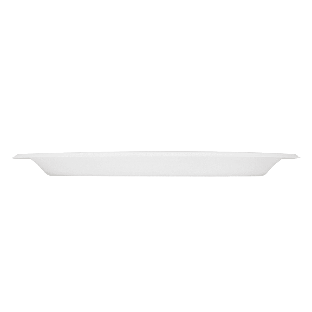 Karat Earth 12.5''x10'' Molded Fiber Oval Plates, PFAS Free, White - 500 pcs