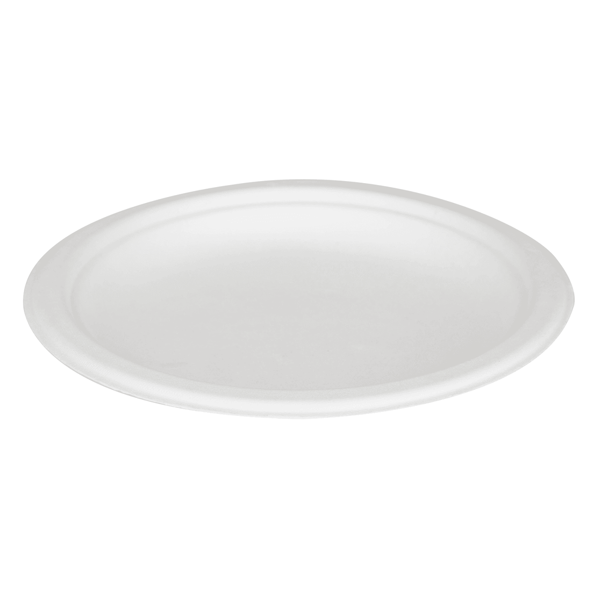 Karat Earth 6'' Molded Fiber Round Plates, PFAS Free, White - 1,000 pcs