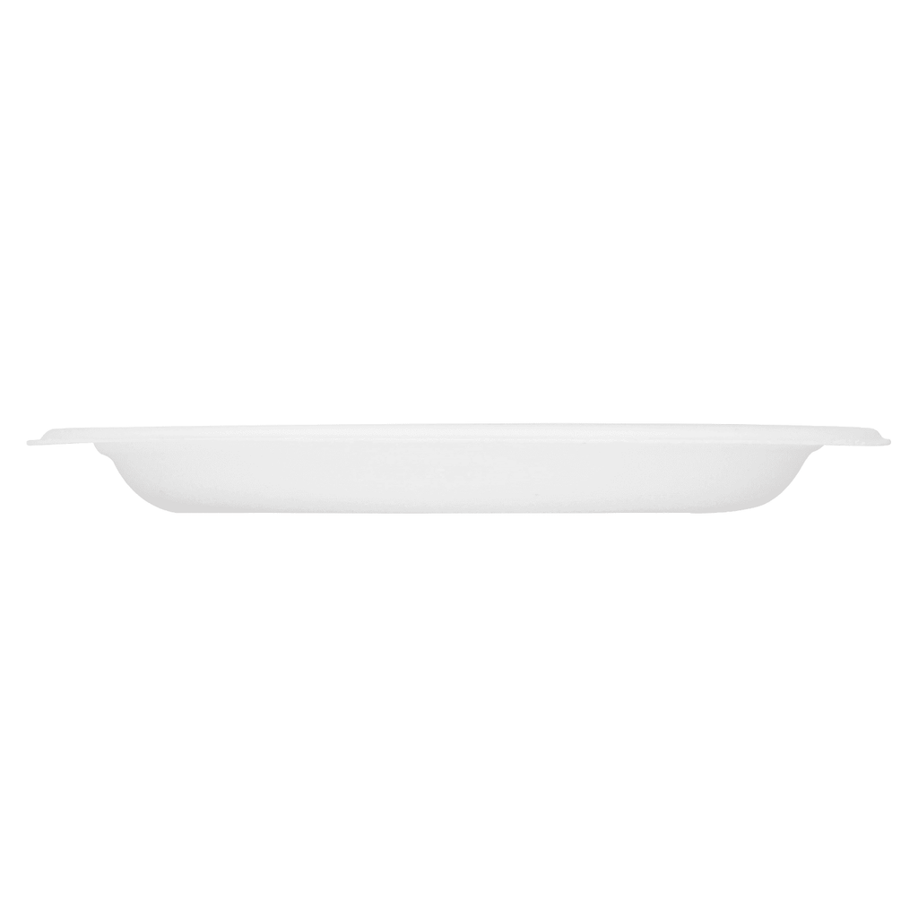 Karat Earth 6'' Molded Fiber Round Plates, PFAS Free, White - 1,000 pcs