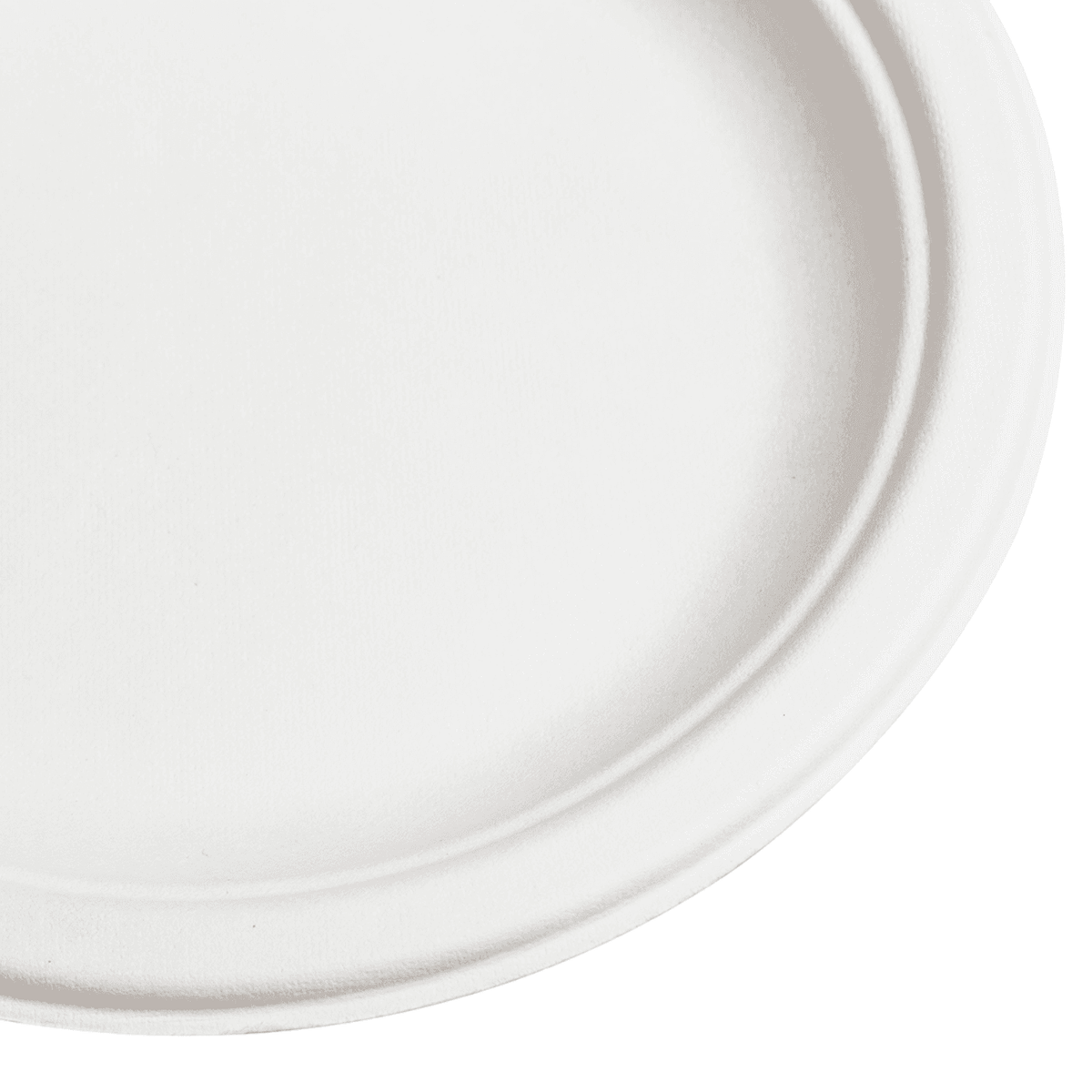 Karat Earth 6'' Molded Fiber Round Plates, PFAS Free, White - 1,000 pcs