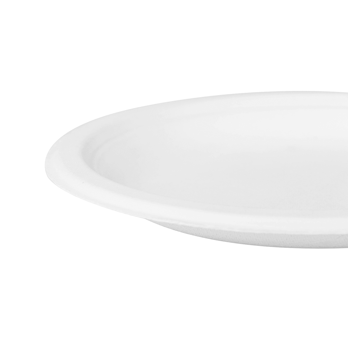 Karat Earth 6'' Molded Fiber Round Plates, PFAS Free, White - 1,000 pcs