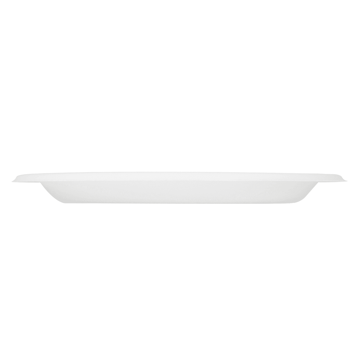 Karat Earth 9'' Molded Fiber Round Plates, PFAS Free, White - 500 pcs