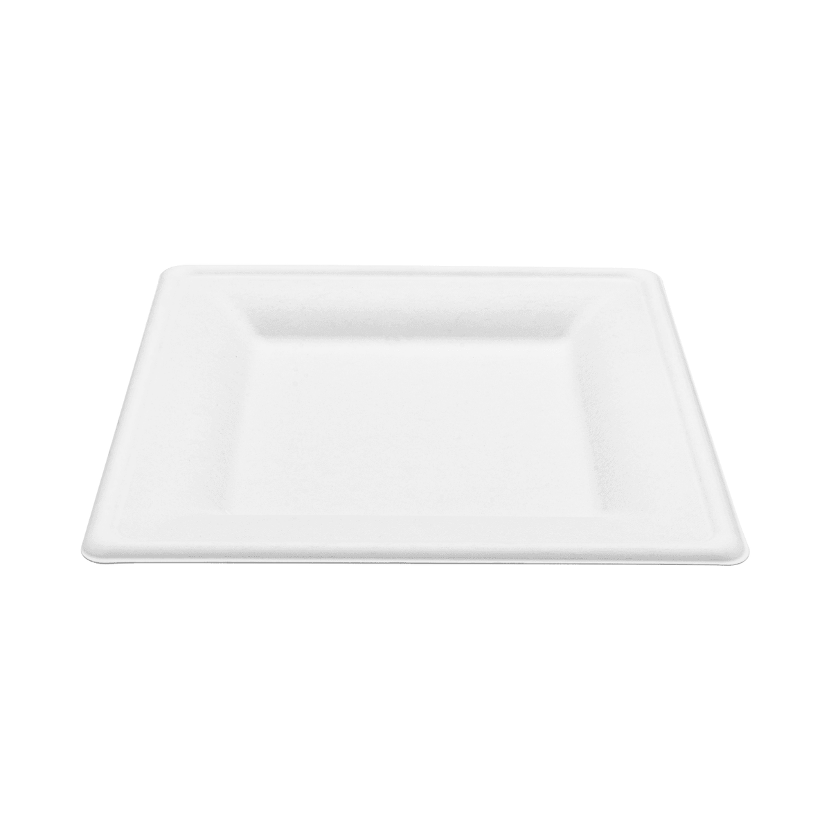 Karat Earth 10”x 10” Molded Fiber Square Plates, PFAS Free, White - 500 pcs
