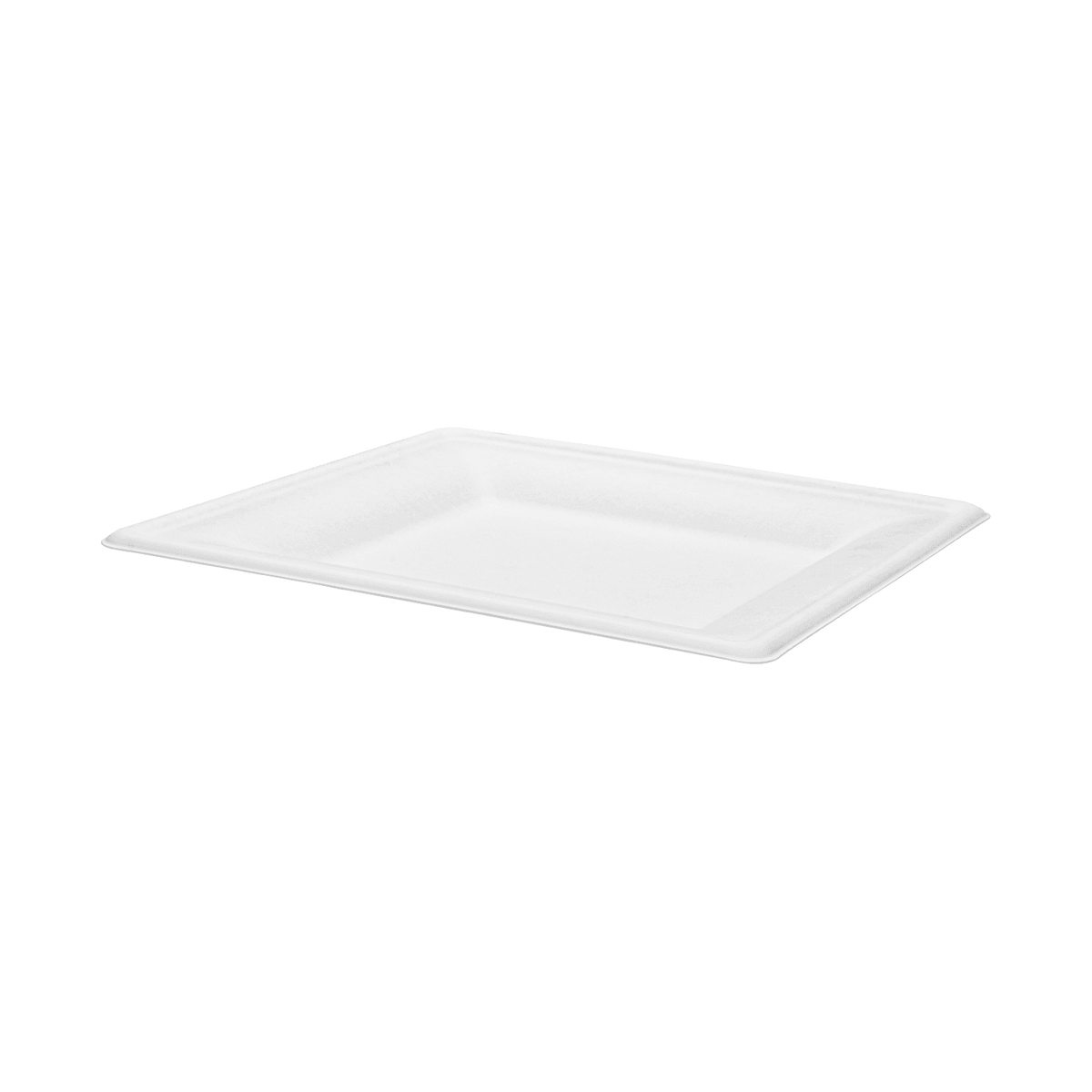 Karat Earth 10”x 10” Molded Fiber Square Plates, PFAS Free, White - 500 pcs