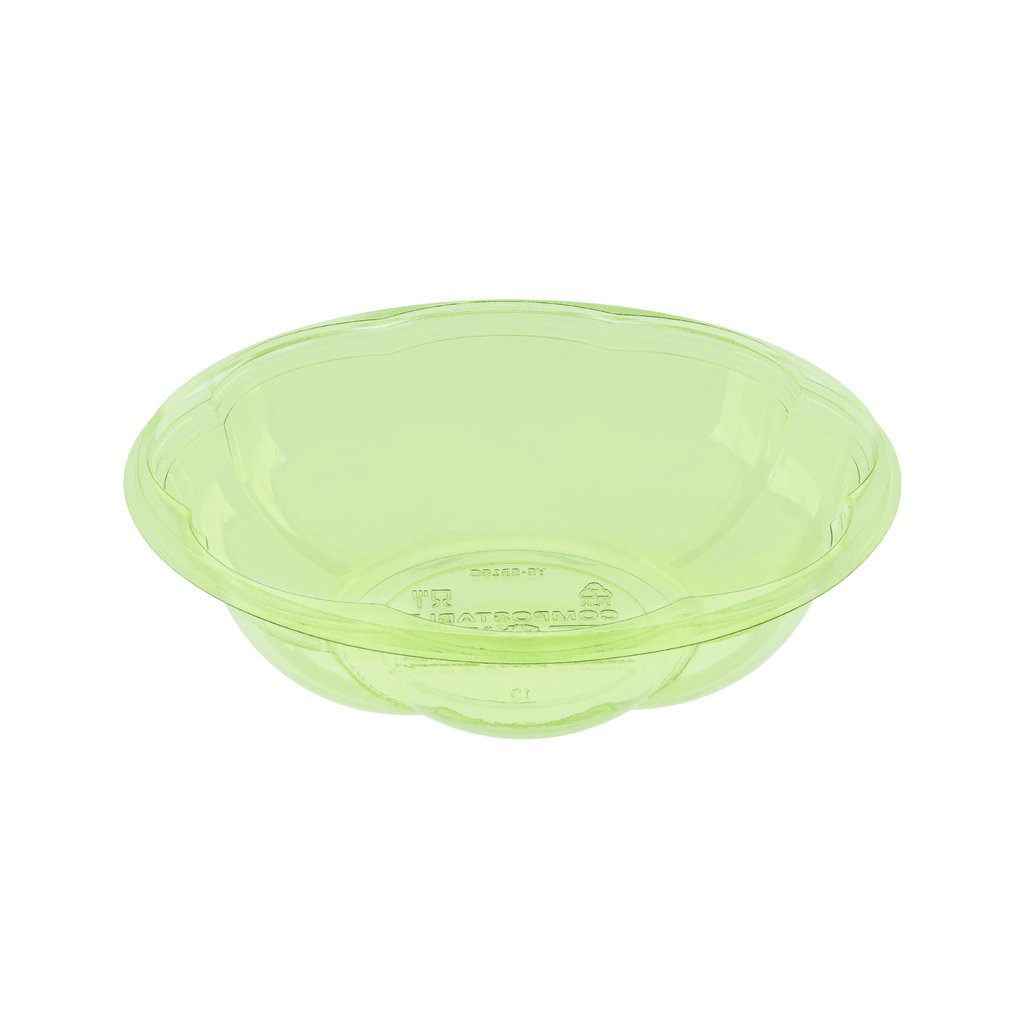 Karat Earth PLA 18 oz Salad Container (175 mm), Green - 300 pcs