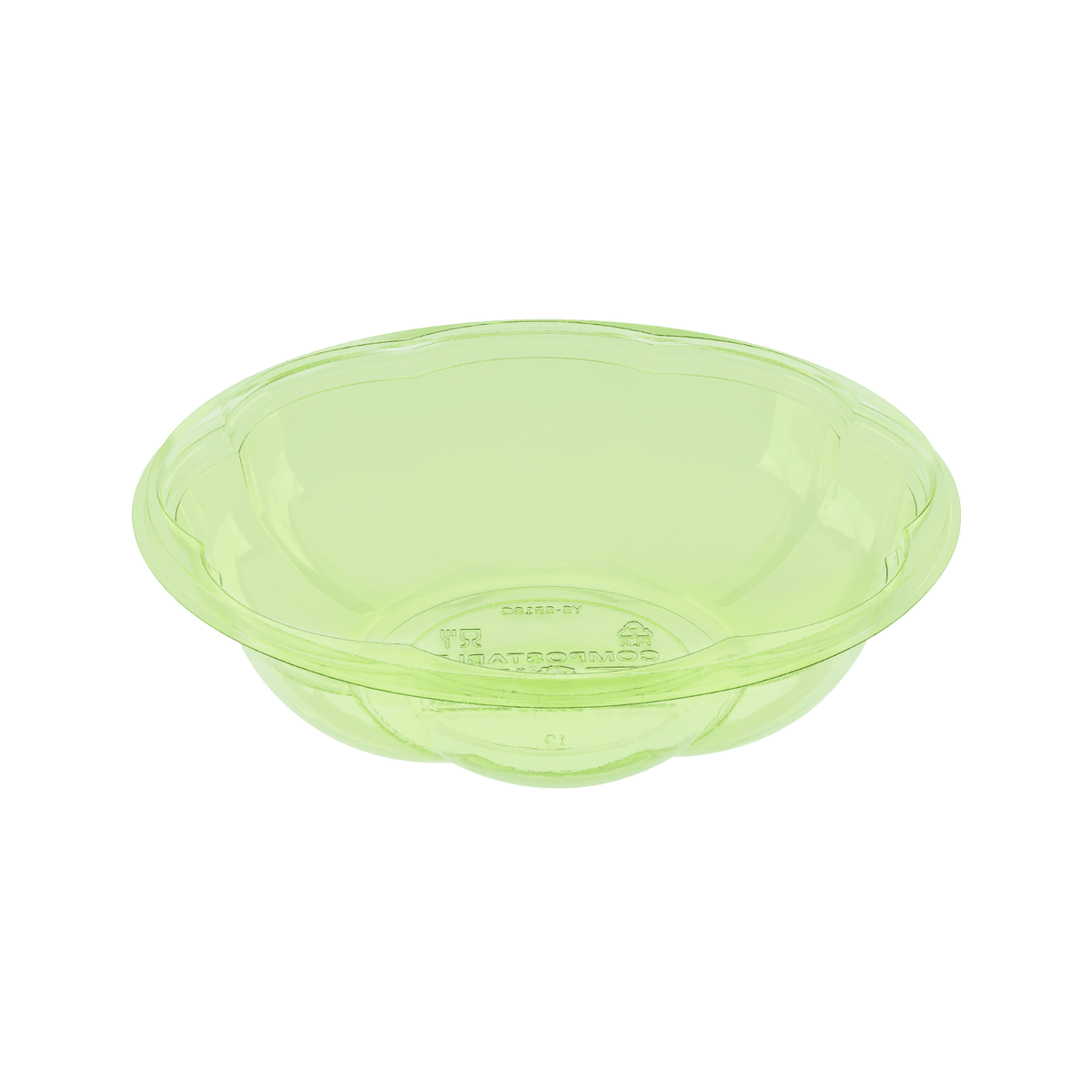 Karat Earth PLA 18 oz Salad Container (175 mm), Green - 300 pcs