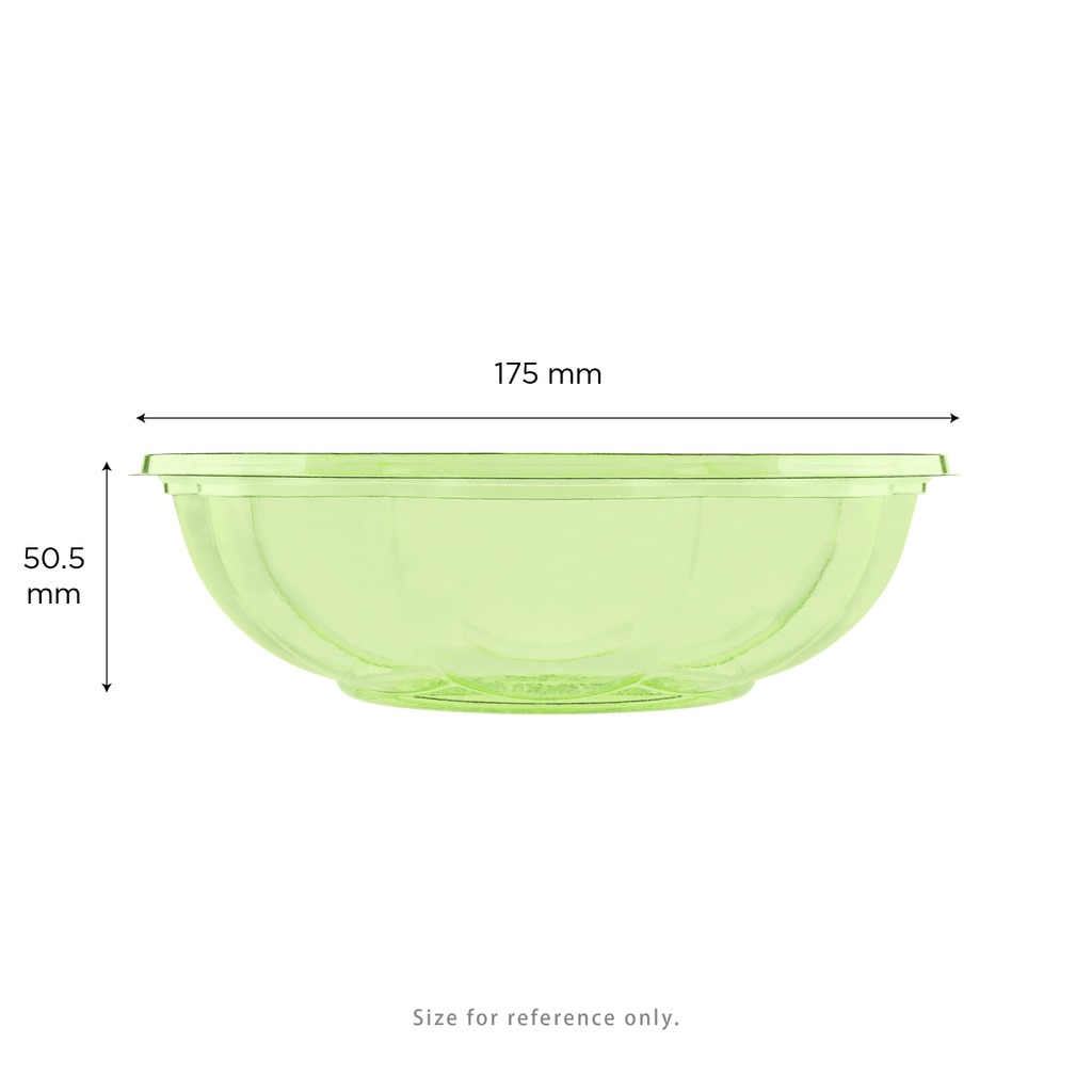 Karat Earth PLA 18 oz Salad Container (175 mm), Green - 300 pcs