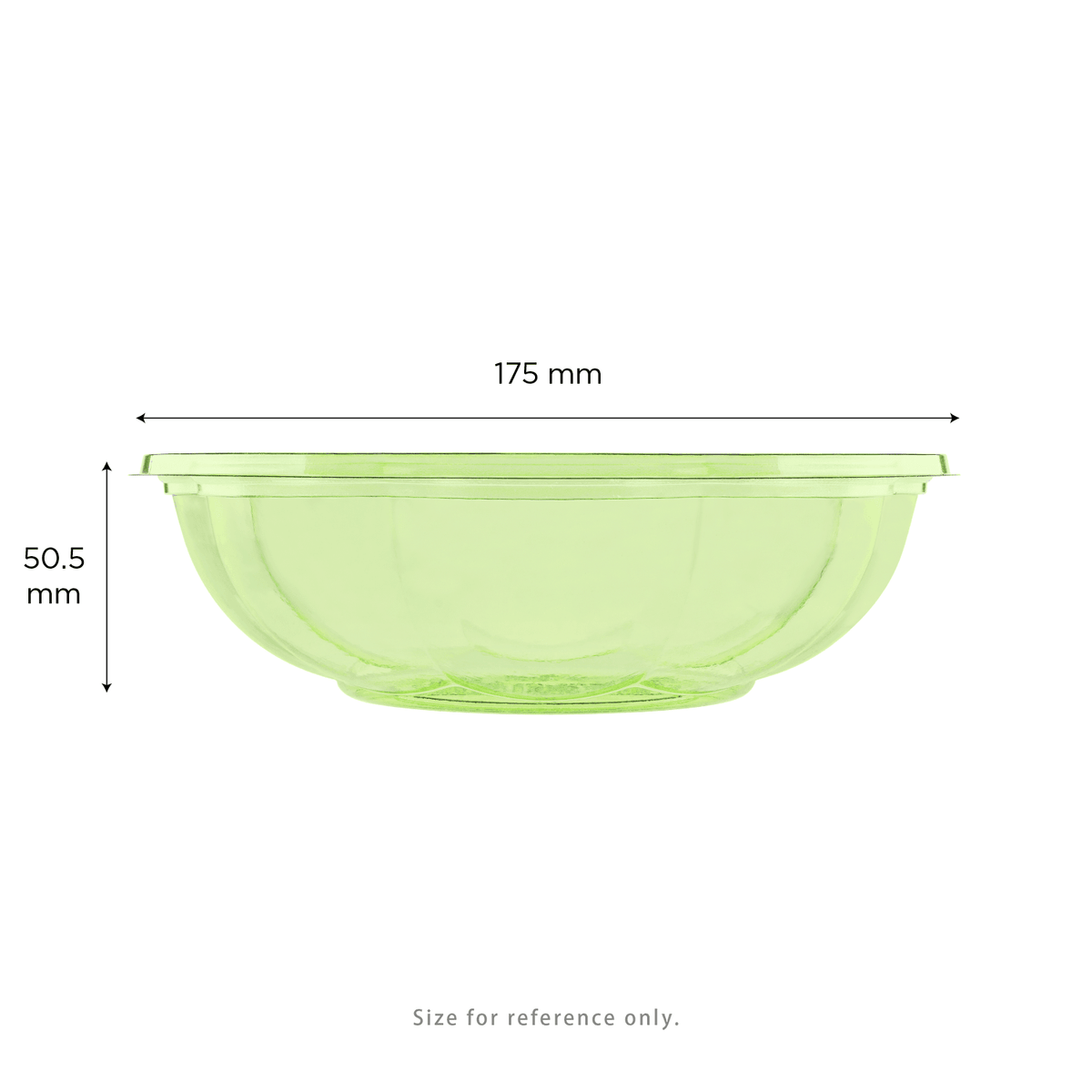 Karat Earth PLA 18 oz Salad Container (175 mm), Green - 300 pcs