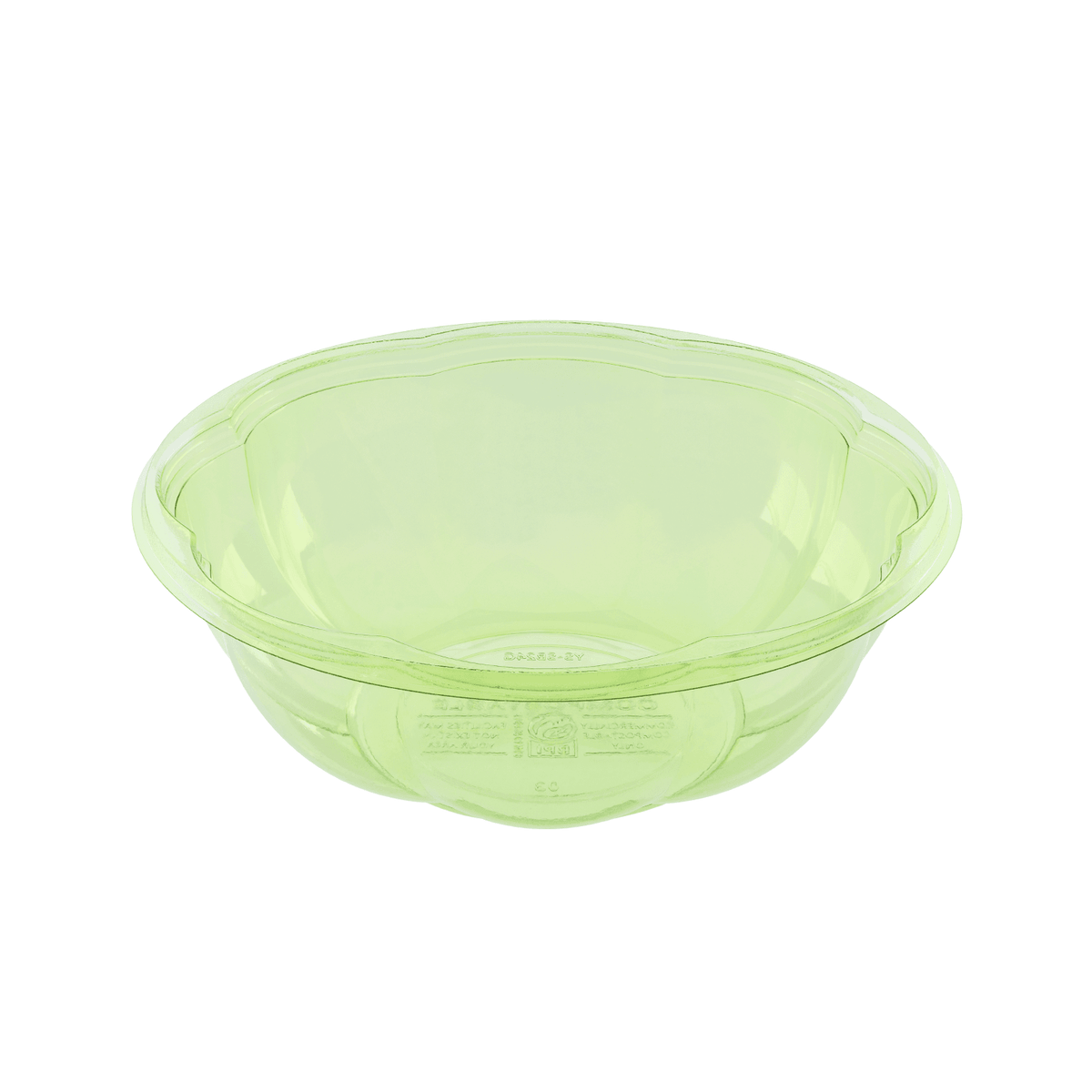 Karat Earth PLA 24 oz Salad Container (175 mm), Green - 300 pcs