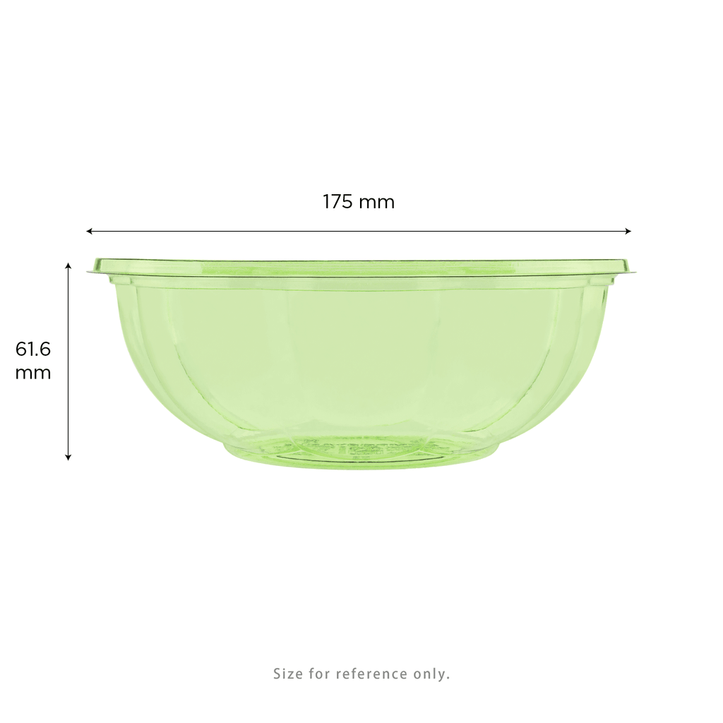 Karat Earth PLA 24 oz Salad Container (175 mm), Green - 300 pcs