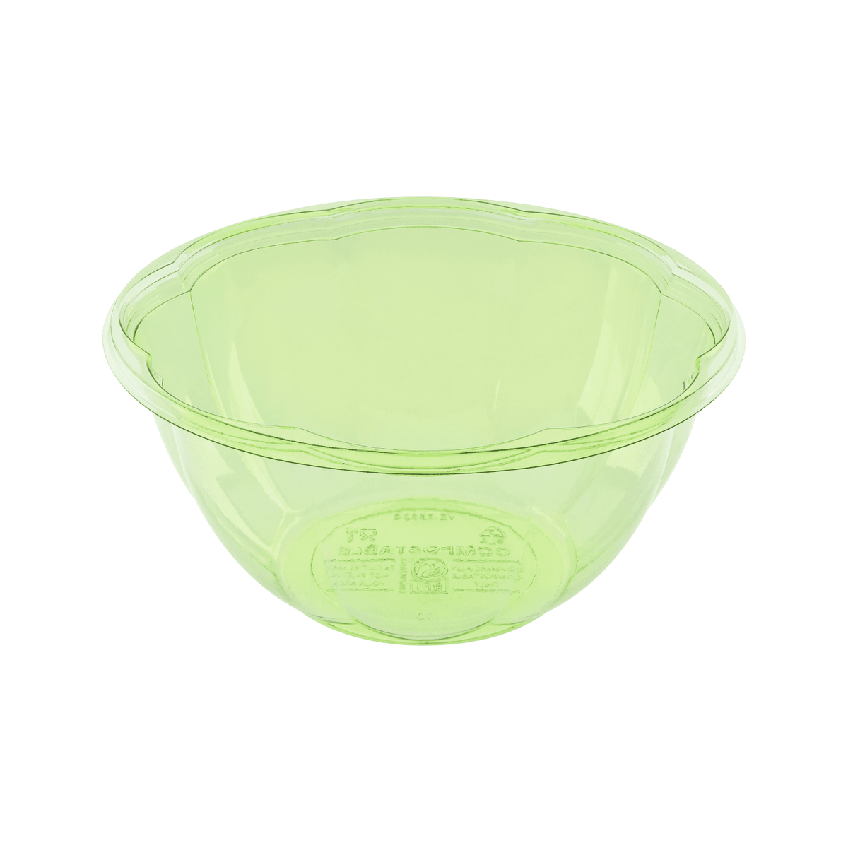 Karat Earth PLA 32 oz Salad Container (175 mm), Green - 300 pcs