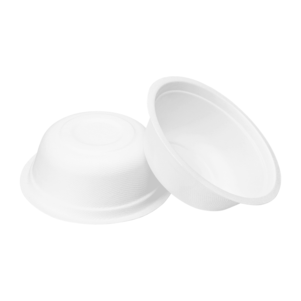Karat Earth 12oz PFAS Free Eco-Friendly Bagasse Rice Bowl, White - 1,000 pcs