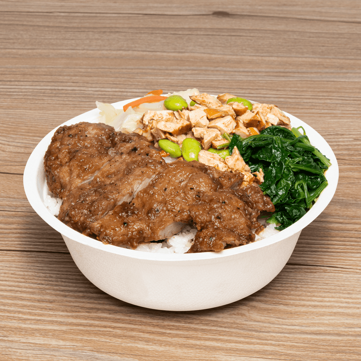 Karat Earth 16oz PFAS Free Eco-Friendly Bagasse Rice Bowl, White - 1,000 pcs
