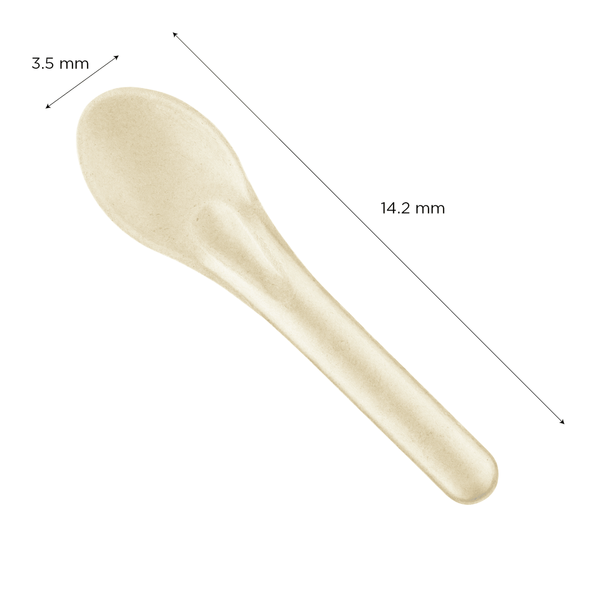 Karat Earth PFAS Free Bagasse Spoon Paper Wrapped - 750 pcs