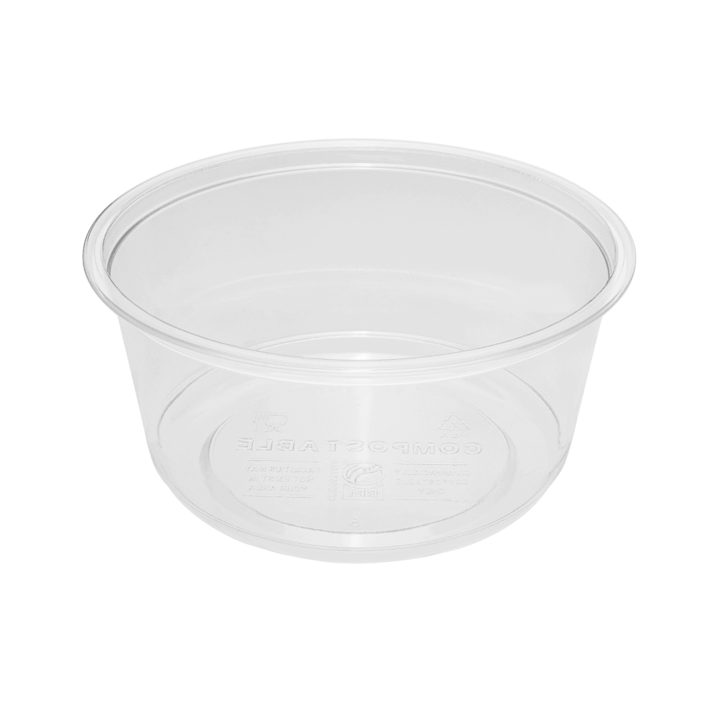 Karat Earth 12oz Eco-Friendly PLA Round Deli Container (117mm) - 500 pcs