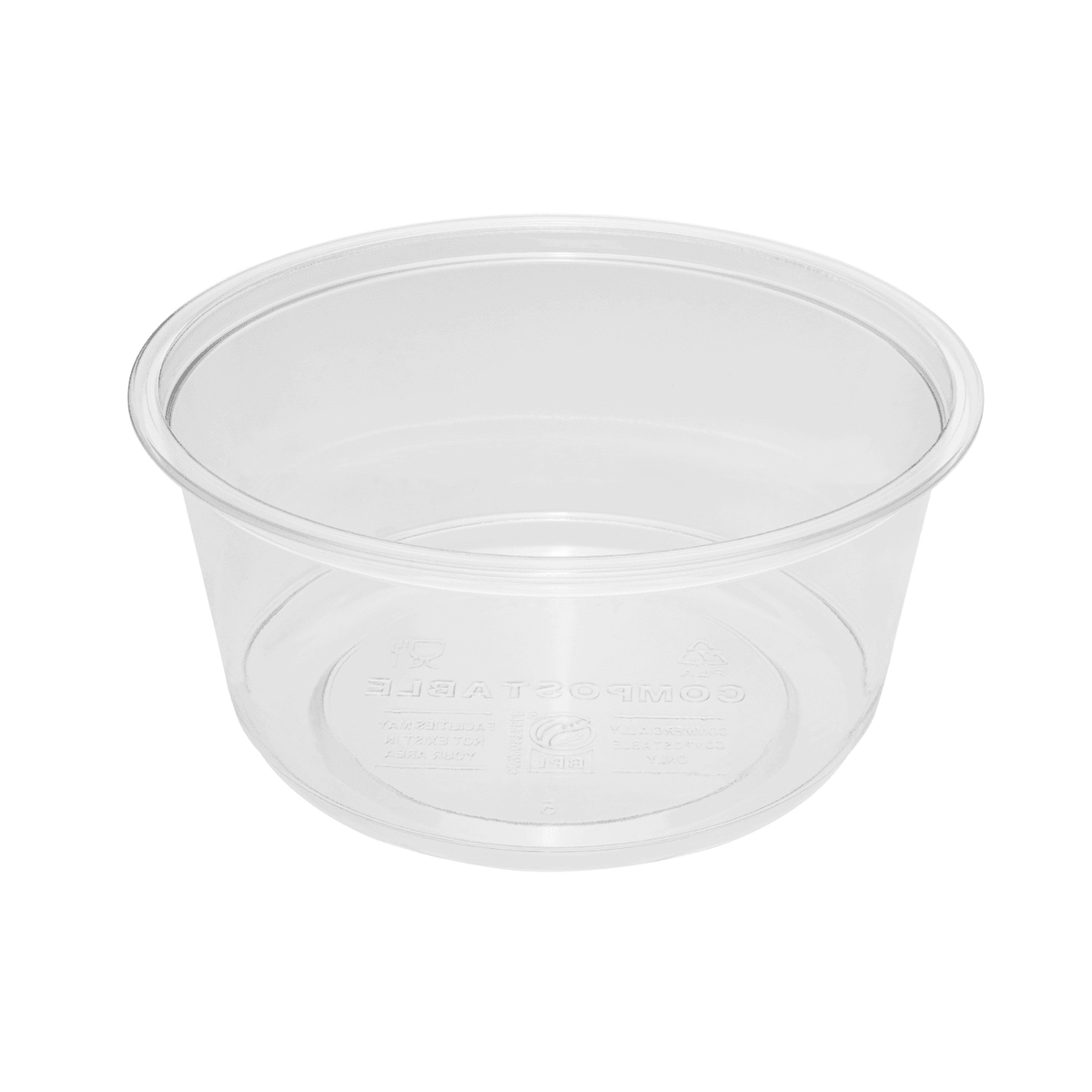 Karat Earth 12oz Eco-Friendly PLA Round Deli Container (117mm) - 500 pcs