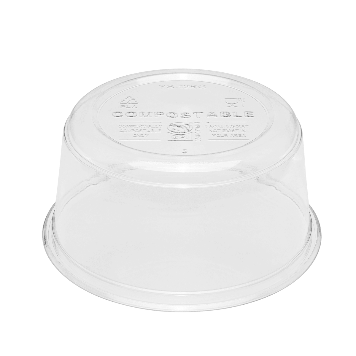 Karat Earth 12oz Eco-Friendly PLA Round Deli Container (117mm) - 500 pcs