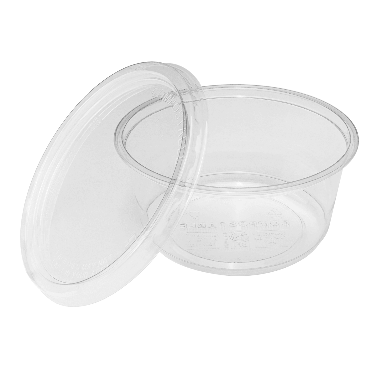 Karat Earth 12oz Eco-Friendly PLA Round Deli Container (117mm) - 500 pcs