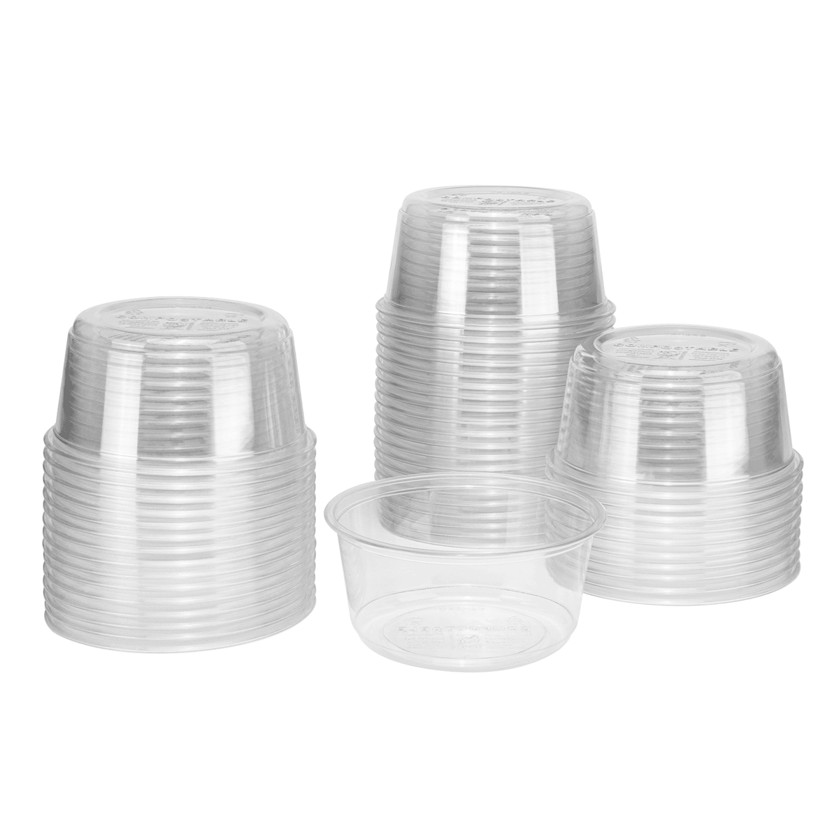 Karat Earth 12oz Eco-Friendly PLA Round Deli Container (117mm) - 500 pcs