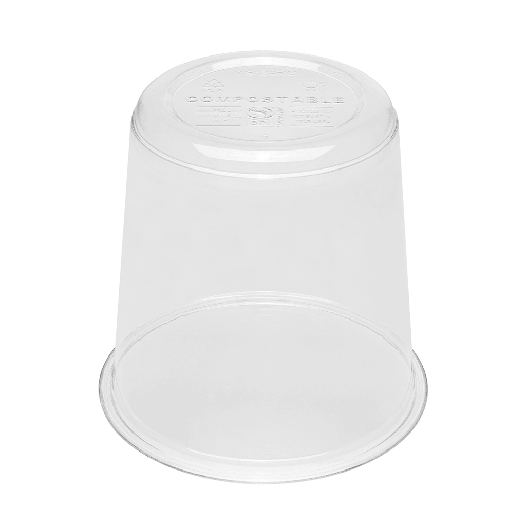 Karat Earth 24oz Eco-Friendly PLA Round Deli Container (117mm) - 500 pcs
