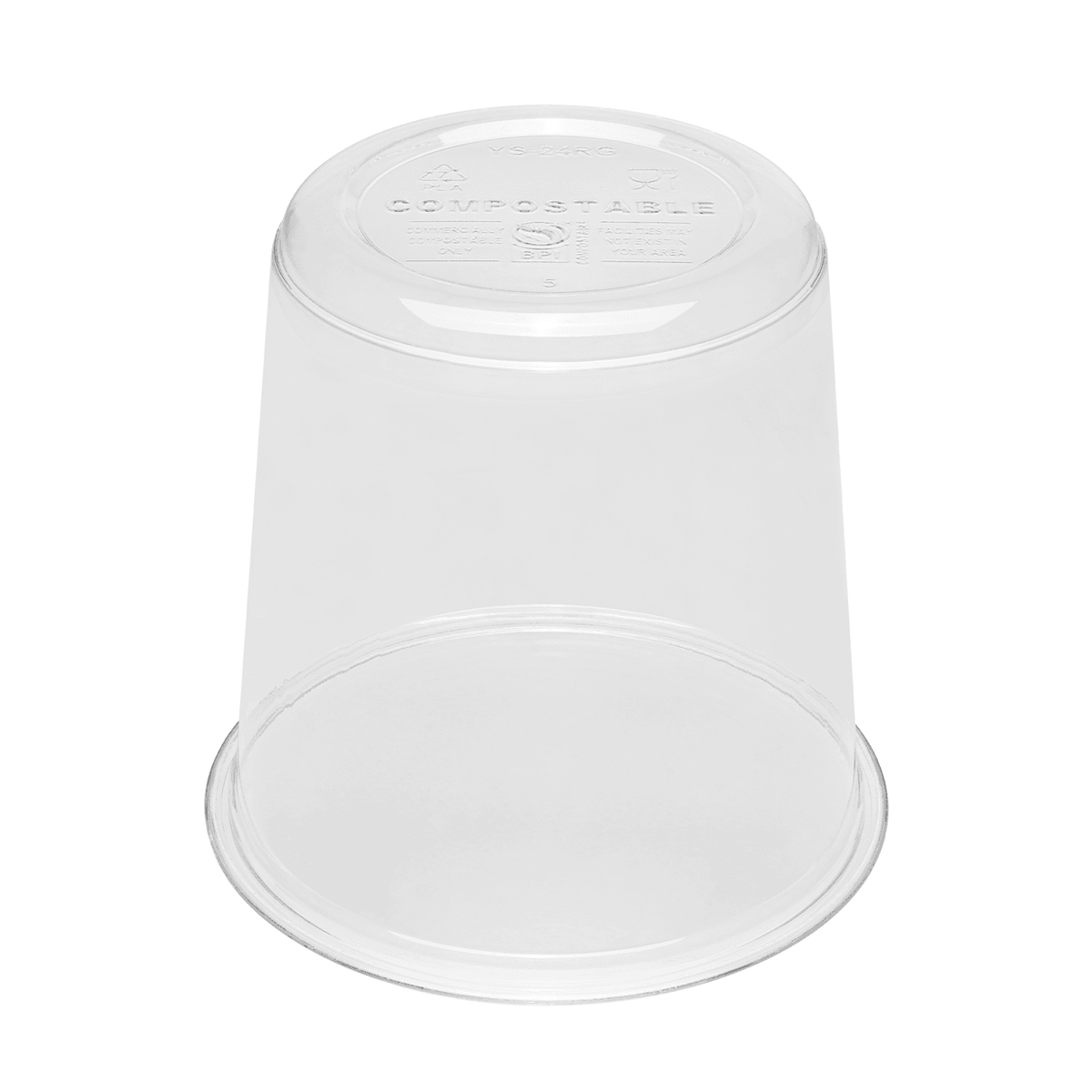 Karat Earth 24oz Eco-Friendly PLA Round Deli Container (117mm) - 500 pcs