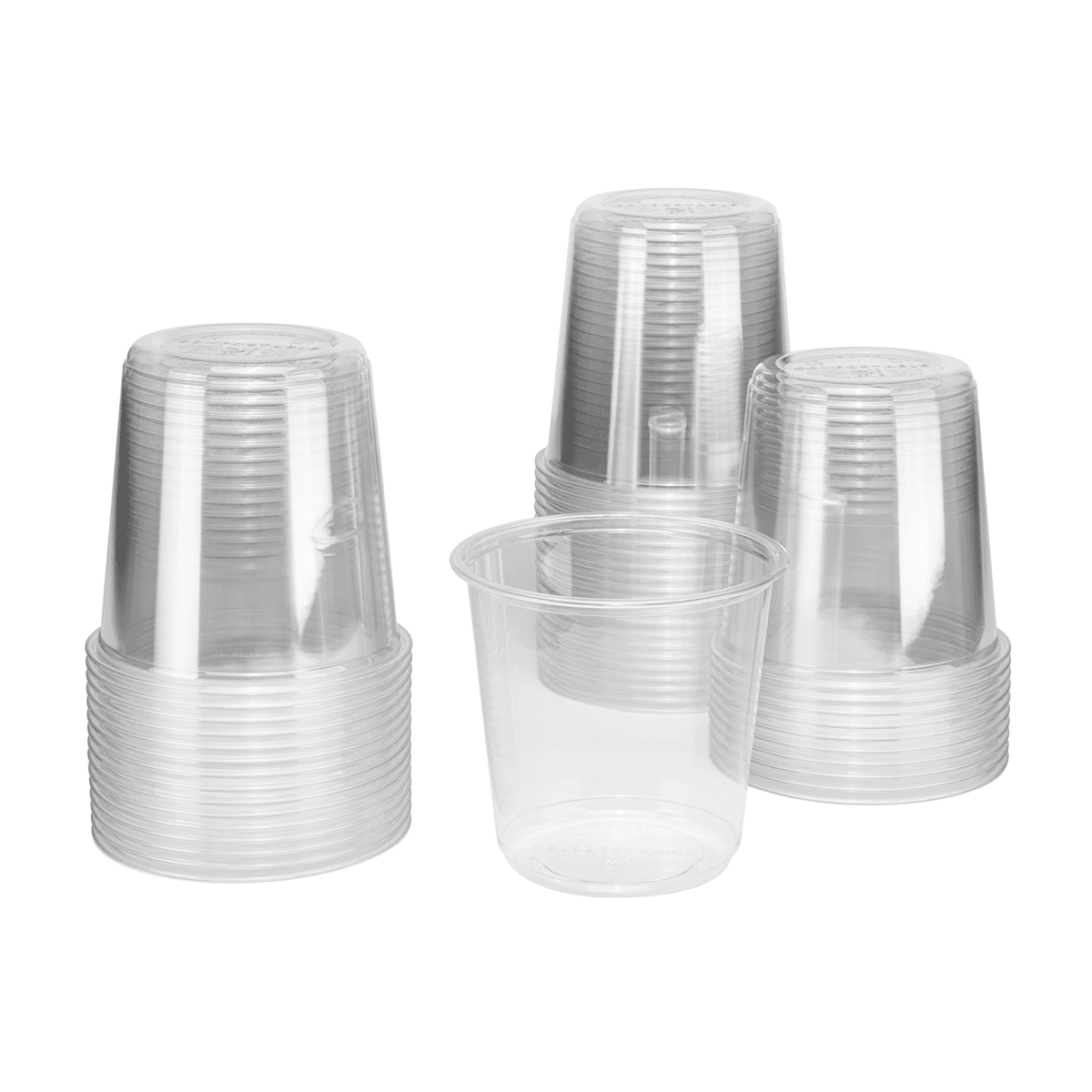 Karat Earth 24oz Eco-Friendly PLA Round Deli Container (117mm) - 500 pcs
