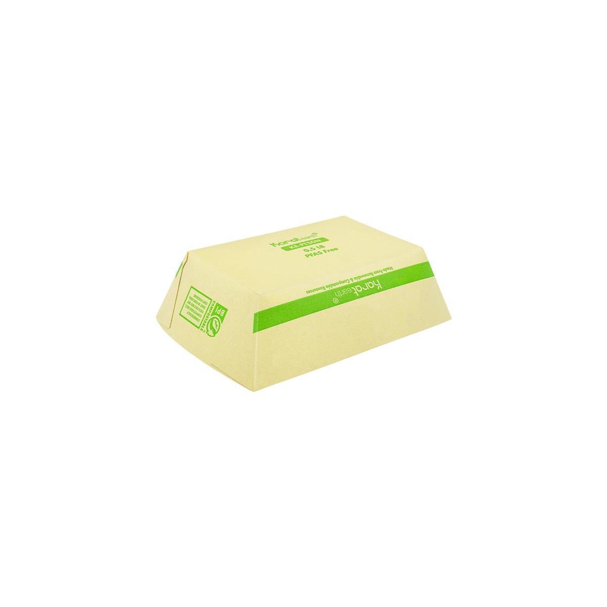 Karat Earth 0.5 lb Bamboo Natural Food Tray , Generic Print - 1,000 pcs