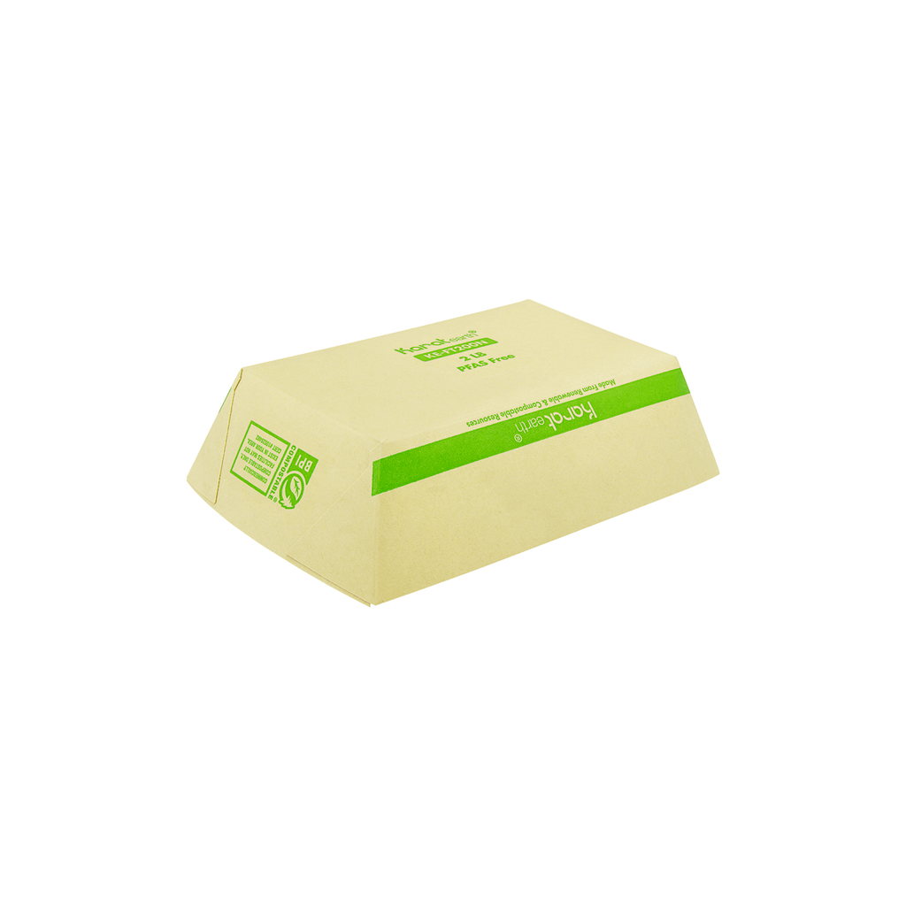 Karat Earth 2.0 lb Bamboo Natural Food Tray, Generic Print - 1,000 pcs