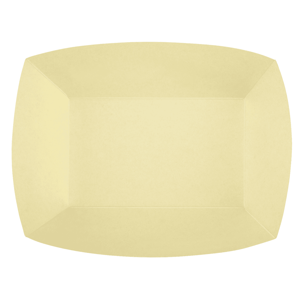 Karat Earth 5.0 lb Bamboo Natural Food Tray, Generic Print - 500 pcs