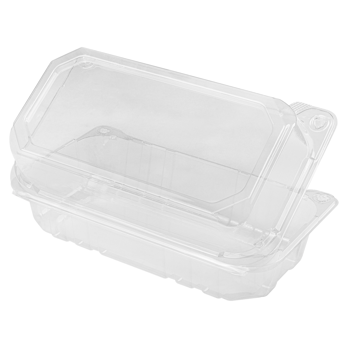Karat Earth 9''x5'' PLA Hinged Container - 250 pcs