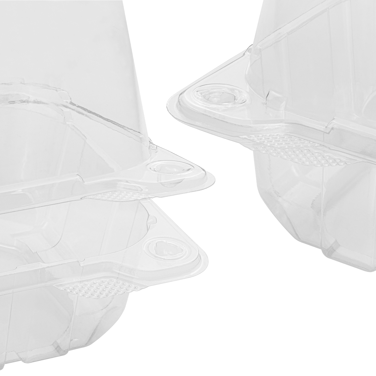 Karat Earth 9''x5'' PLA Hinged Container - 250 pcs