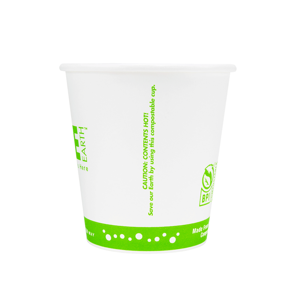 Karat Earth 10oz Eco-Friendly Paper Hot Cups (90mm), Generic Print - 1,000 pcs