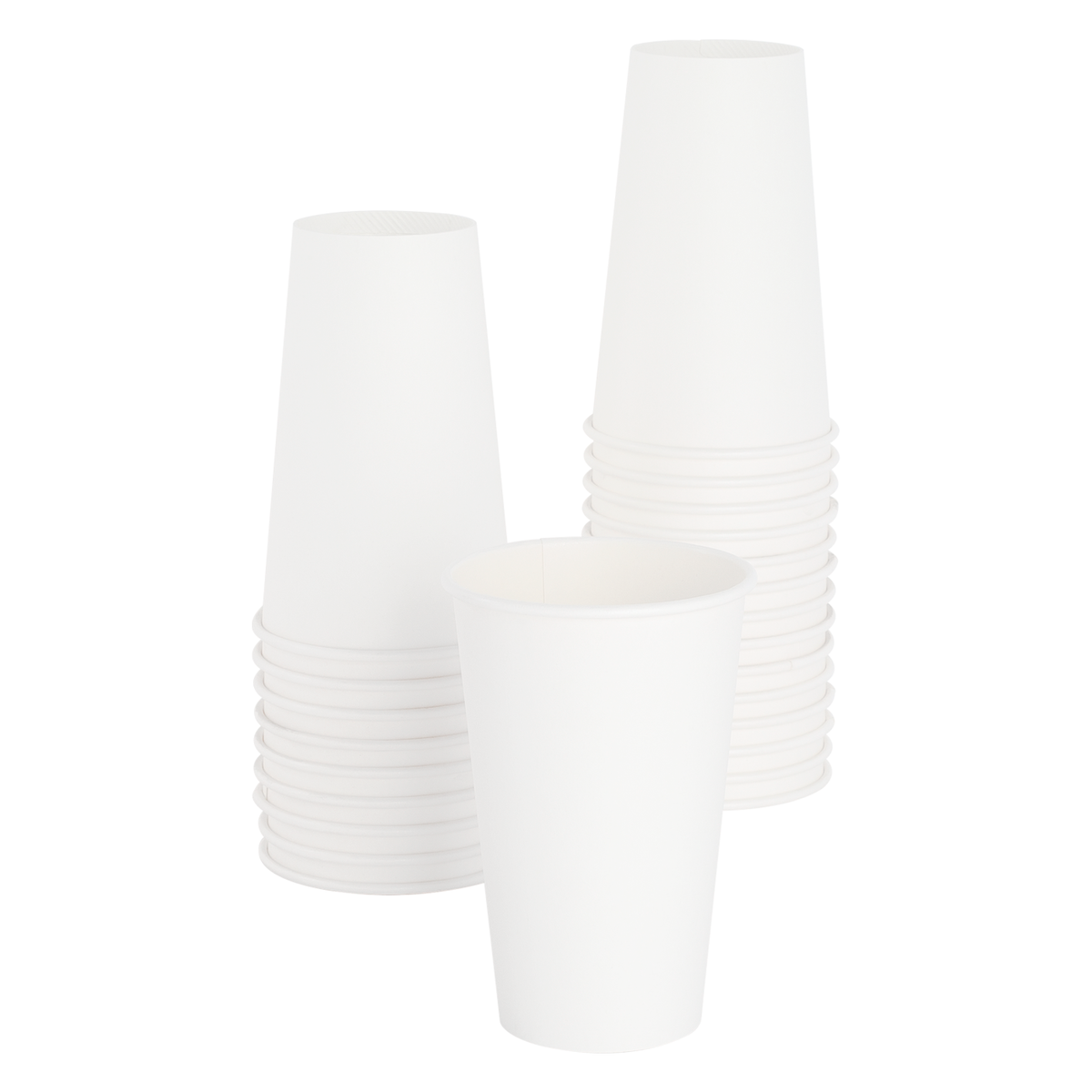 Karat Earth 16oz Eco-Friendly Paper Hot Cups (90mm), White - 1,000 pcs