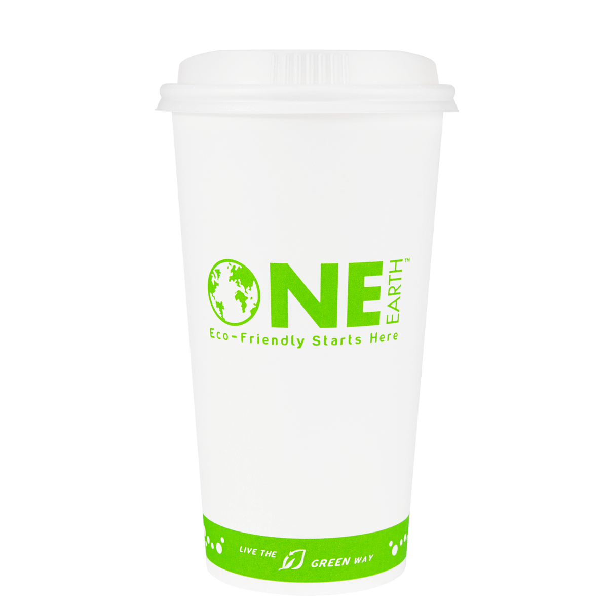Karat Earth 20oz Eco-Friendly Paper Hot Cups (90mm), Generic Print - 600 pcs