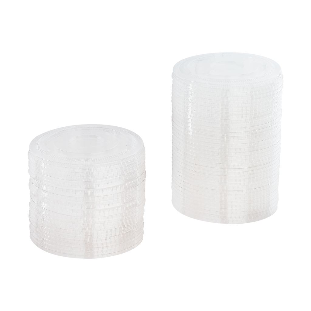 Karat Earth 12-24oz PLA Flat Lid No Hole (98mm) - 1,000 pcs