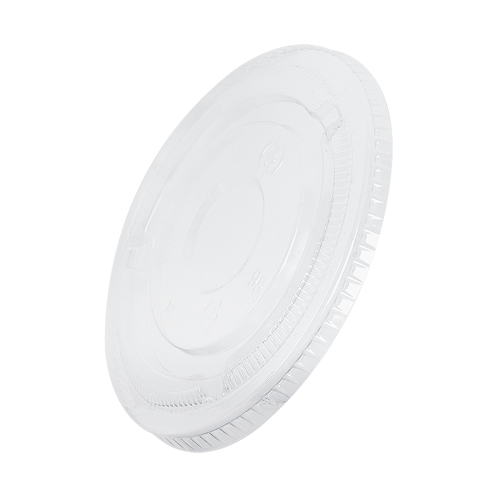 Karat Earth 12-24oz PLA Flat Lid No Hole (98mm) - 1,000 pcs