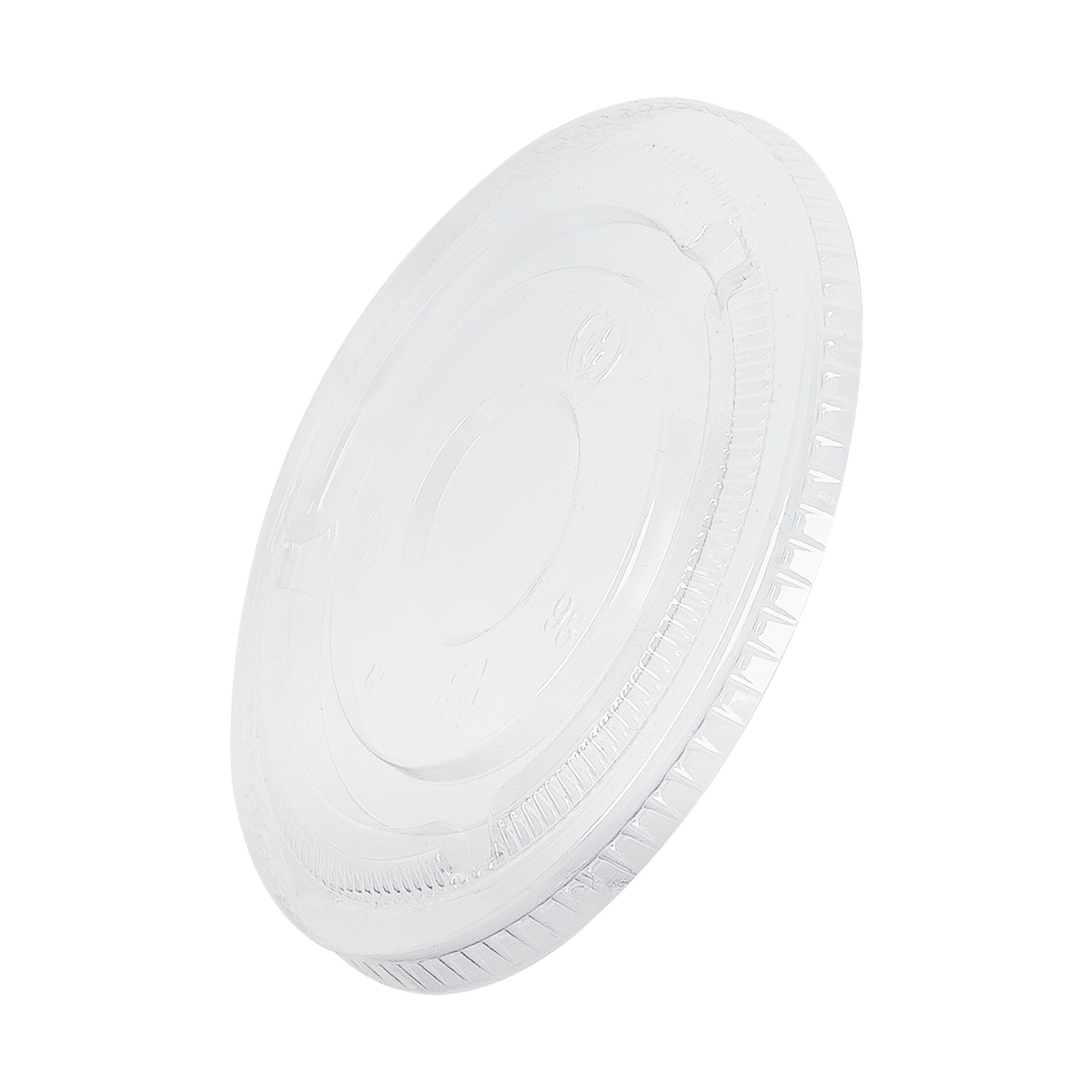 Karat Earth 12-24oz PLA Flat Lid No Hole (98mm) - 1,000 pcs