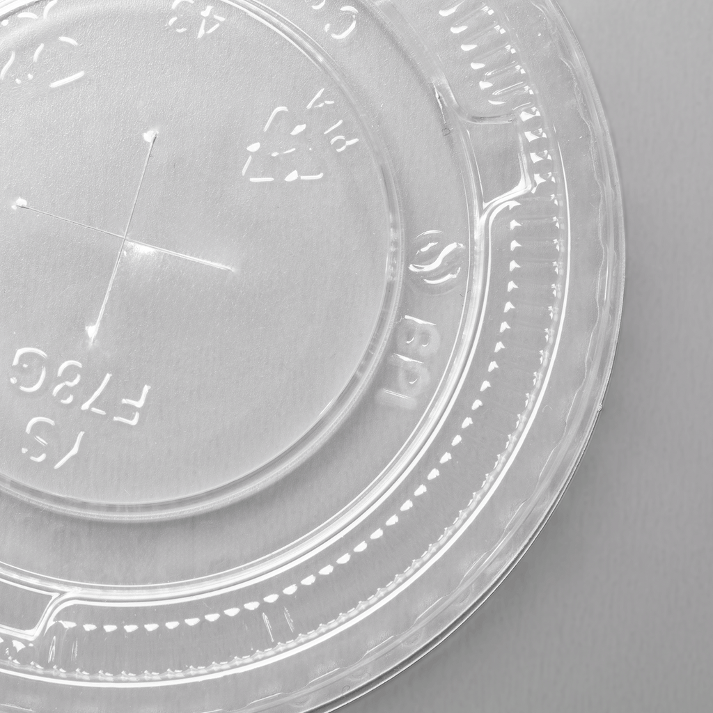 Karat Earth 78mm PLA Flat Lid for 10oz PLA Cup - 1,000 pcs
